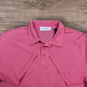 Tech Apparel Projek Raw Men’s Striped Polo. Large.